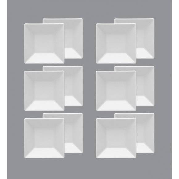 LUBIANA CLASSIC Komplet 12 x salaterka 18 cm / porcelana