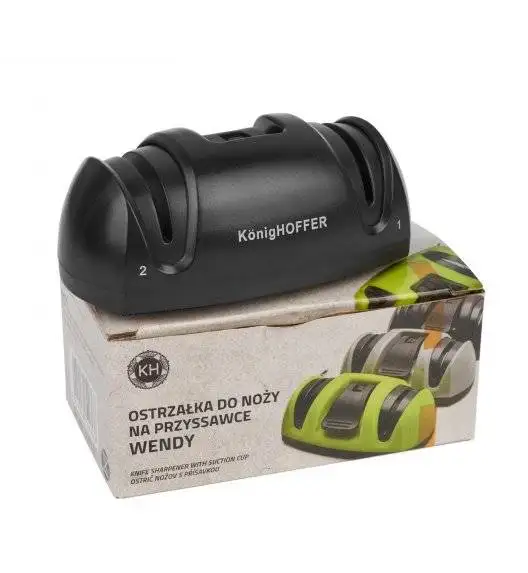KONIGHOFFER WENDY Ostrzałka do noży diamentowa dwustopniowa / black