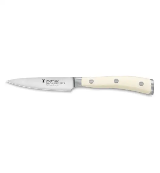 WÜSTHOF CLASSIC IKON CREME Nóż do warzyw 9 cm / stal kuta