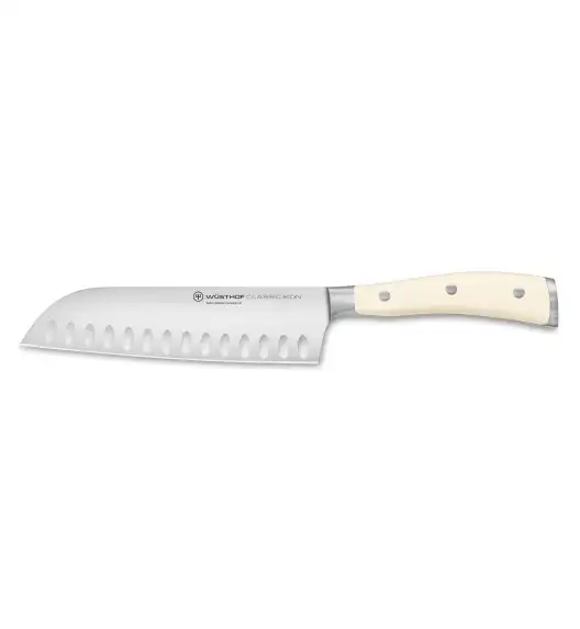 WÜSTHOF CLASSIC IKON CREME Nóż santoku 17 cm / stal kuta