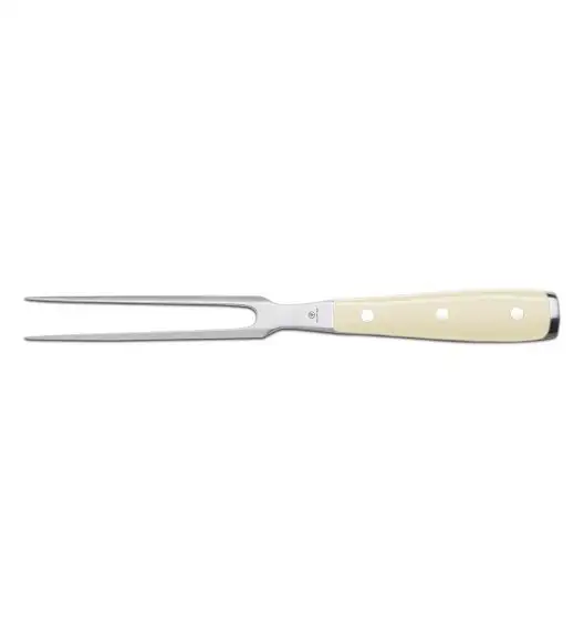 WÜSTHOF CLASSIC IKON CREME Widelec do mięs 16 cm cm / stal kuta