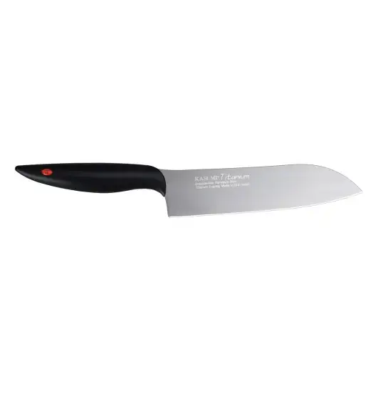 KASUMI TITANIUM Japoński nóż santoku 18 cm / stal wysokowęglowa