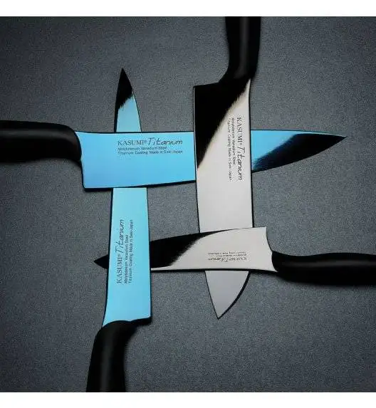 KASUMI TITANIUM Japoński nóż szefa kuchni 13 cm / stal wysokowęglowa