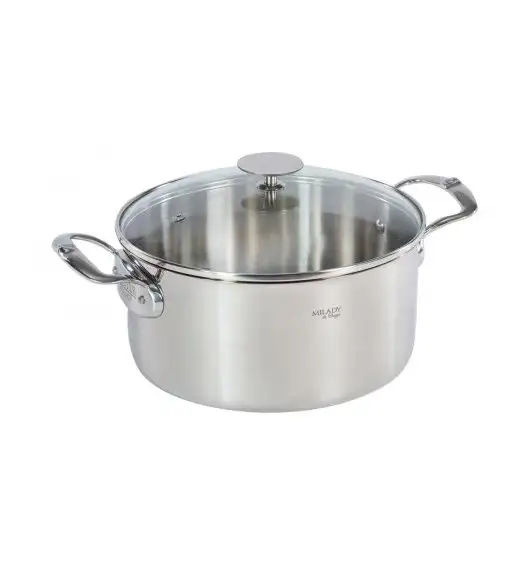 de Buyer MILADY Garnek z pokrywką 3 l / stal nierdzewna
