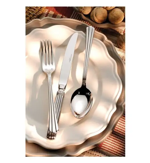 ETERNUM BYBLOS Sztućce Widelec obiadowy LUZ / połysk