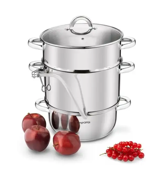 KonigHOFFER Sokownik / Garnek do soków 8 l / stal nierdzewna / indukcja