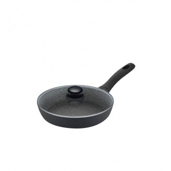 GERLACH GRANITEX Patelnia z powłoką ceramiczną ILAG Xera Dur 2® 20 cm + pokrywka 20 cm 