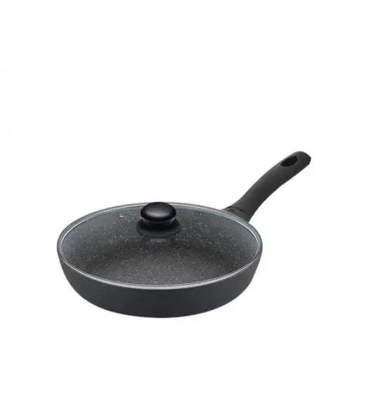 GERLACH GRANITEX Patelnia z powłoką ceramiczną ILAG Xera Dur 2® 24 cm + pokrywka 24 cm 