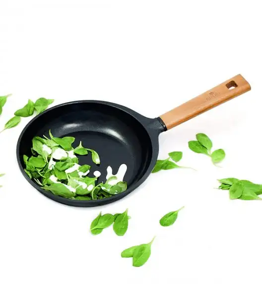 GERLACH NATUR EVO Patelnia 28 cm z powłoką ceramiczną ILAG® Non-Stick + pokrywka 28 cm