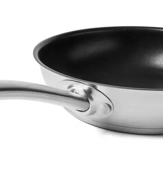 KönigHOFFER FRISO Patelnia 24 cm z powłoką teflonową non-stick / stal nierdzewna / indukcja 