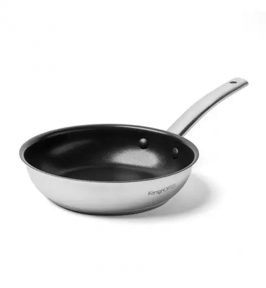 KönigHOFFER FRISO Patelnia 24 cm z powłoką teflonową non-stick / stal nierdzewna / indukcja 