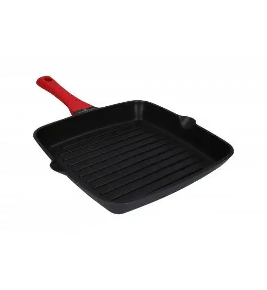 ZWIEGER OBSIDIAN Patelnia grillowa 28 cm GREBLON non- stick