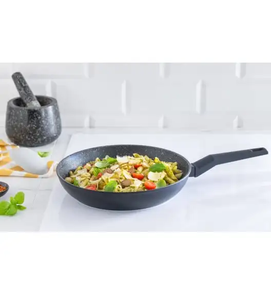 ZWIEGER FORTE Patelnia aluminiowa 26 cm / powłoka granitowa PFLUON / indukcja