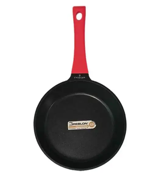 ZWIEGER KLASSIKER Komplet garnków z pokrywkami 11 el / stal nierdzewna SS 304 + Patelnie Obsidian 20, 28 cm + patelnia grillowa 28 cm