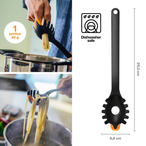 FISKARS FUNCTIONAL FORM 1027301 Łyżka do makaronu 30 cm / tworzywo sztuczne
