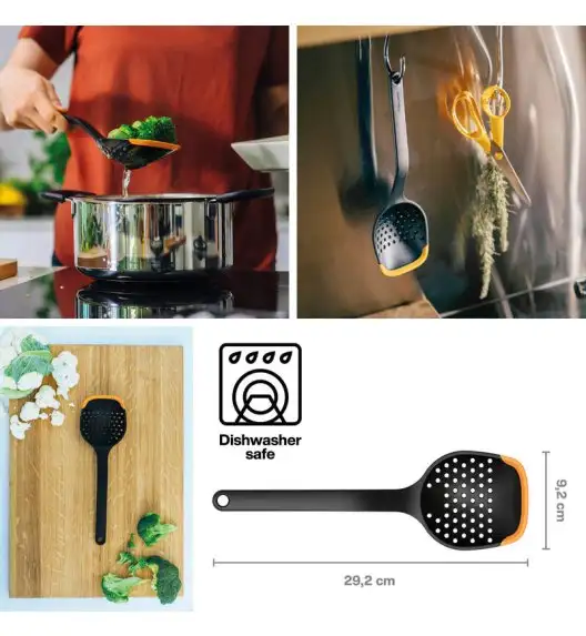 FISKARS FUNCTIONAL FORM 1027302 Łyżka cedzakowa 30 cm / tworzywo sztuczne