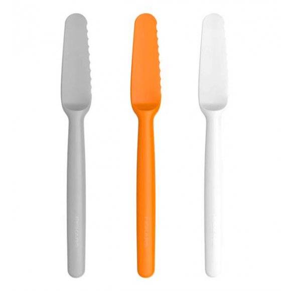 FISKARS FUNCTIONAL FORM 1016121 Zestaw 3 noży do smarowania / tworzywo sztuczne
