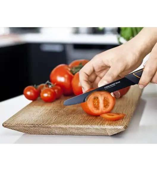 FISKARS EDGE FSEL7 Komplet 5 noży kuchennych + ostrzałka Fiskars Edge / japońska stal nierdzewna 