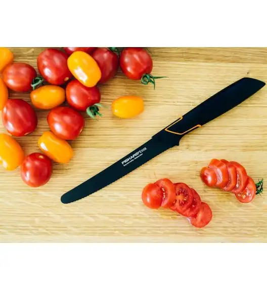 FISKARS EDGE FSEL7 Komplet 5 noży kuchennych + ostrzałka Fiskars Edge / japońska stal nierdzewna 