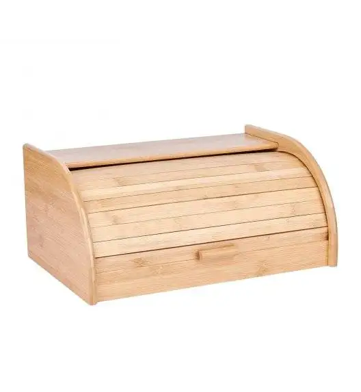 TADAR Chlebak bambusowy 27x40x18 cm / jasne drewno bambusowe