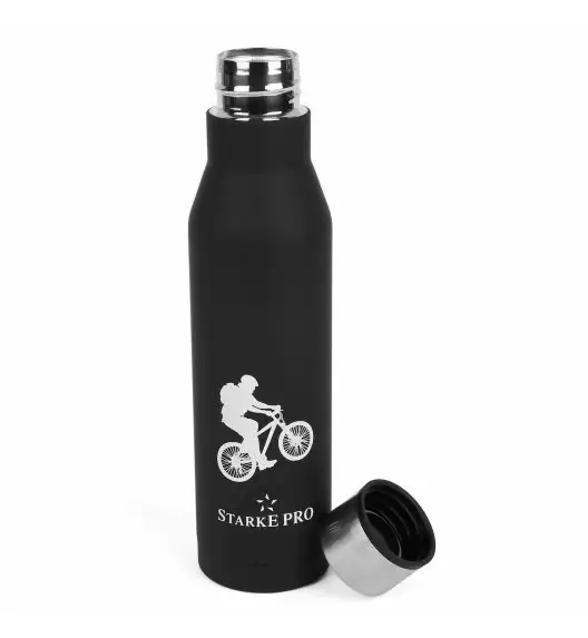 STARKE PRO EXPLORER Butelka termiczna / 500 ml / czarny / stal nierdzewna