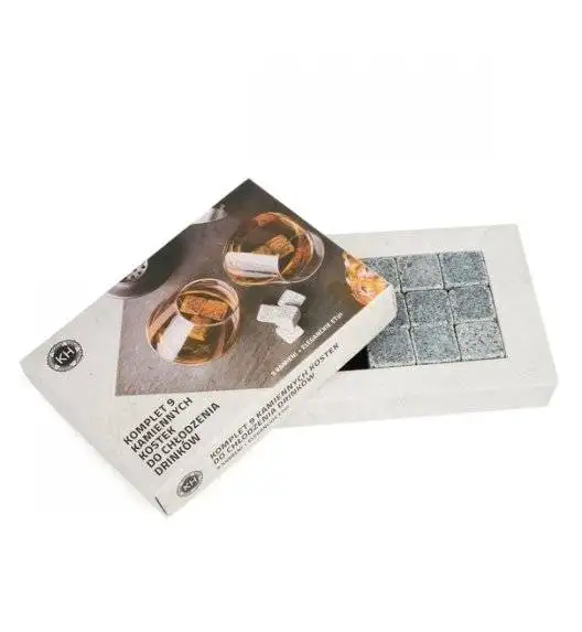 KONIGHOFFER Kamienne kostki chłodzące do whisky / 10 elementów