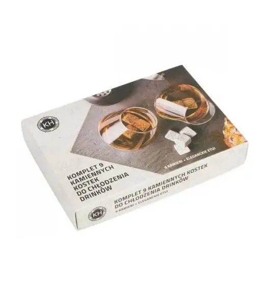 KONIGHOFFER Kamienne kostki chłodzące do whisky / 10 elementów