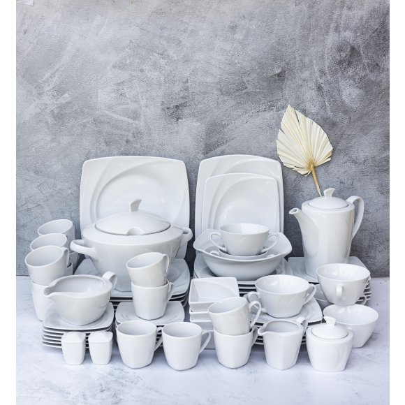 LUBIANA CELEBRATION Serwis obiadowo-kawowy 196 el / 24 os