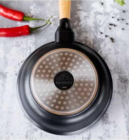 GERLACH NATUR EVO Komplet patelni z powłoką ceramiczną ILAG® Non-Stick / 20, 24, 28 cm