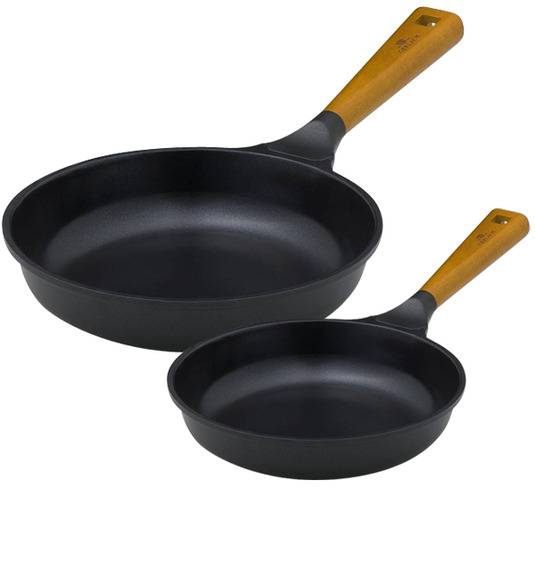 GERLACH NATUR Komplet patelni z powłoką ceramiczną ILAG® Non-Stick / 20, 28 cm