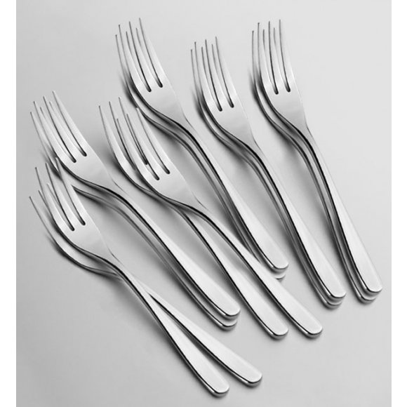 Gerlach Muza Sztućce Komplet 12x widelczyk do ciast LUZ / połysk