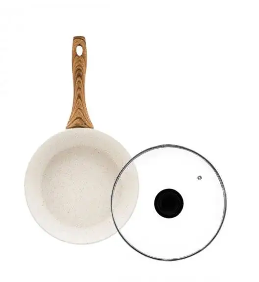 AMBITION NATURE Patelnia z powłoką nieprzywierającą Ø24 cm +pokrywka uniwersalna / indukcja / 34141