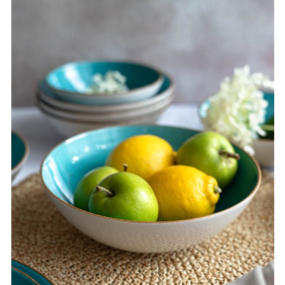 LUBIANA BOSS 6630L Salaterka 15 cm / morska / porcelana ręcznie malowana