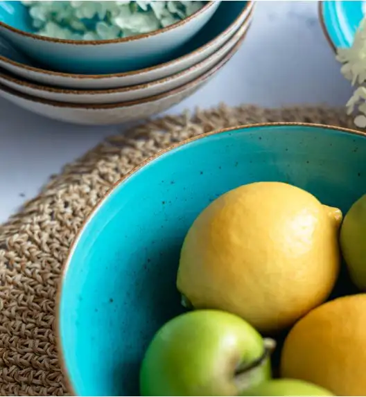 LUBIANA BOSS 6630L Salaterka 15 cm / morska / porcelana ręcznie malowana