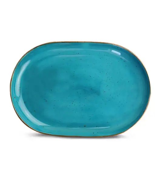 LUBIANA BOSS 6630L Półmis 33 cm / morski / porcelana ręcznie malowana