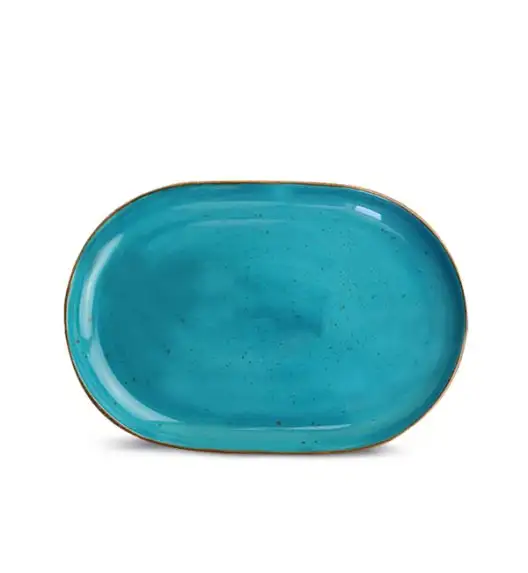 LUBIANA BOSS 6630L Półmis 28 cm / morski / porcelana ręcznie malowana