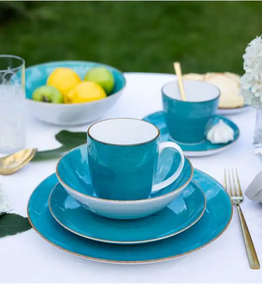 LUBIANA BOSS 6630L Kubek 380 ml 6 os / 6 el / morski / porcelana ręcznie malowana