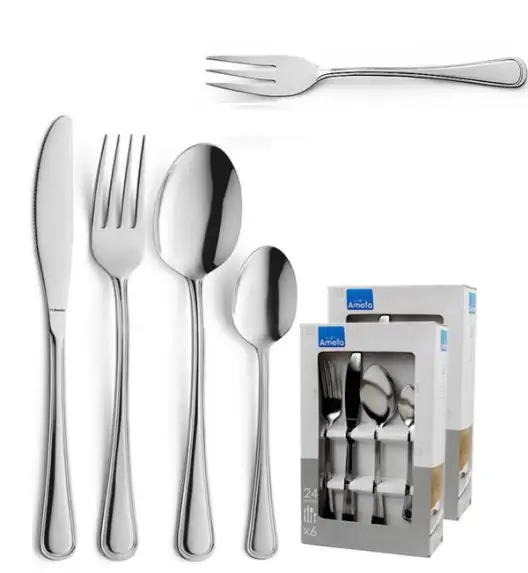 AMEFA BOLOGNA Sztućce UE 60 el pudełko + luz / 12 os / połysk