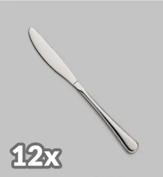 AMEFA BOLOGNA Sztućce UE 12x Nóż stołowy LUZ / połysk