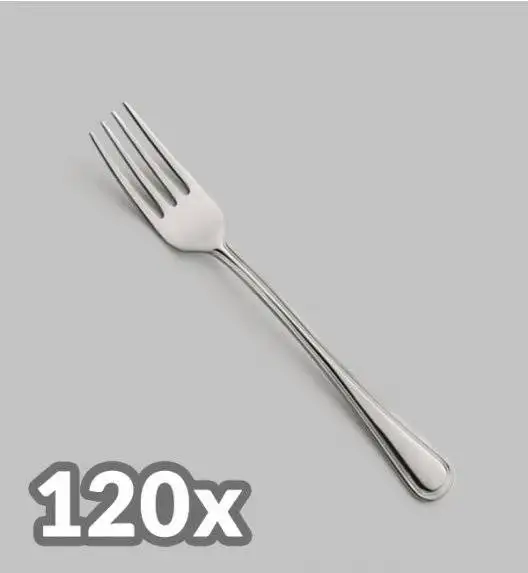 AMEFA BOLOGNA Sztućce UE 120x Widelec obiadowy LUZ / połysk