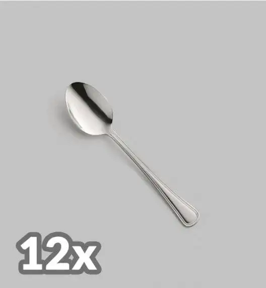 AMEFA BOLOGNA Sztućce UE 12x Łyżeczka do herbaty LUZ / połysk