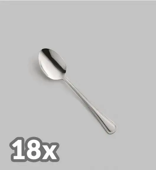 AMEFA BOLOGNA Sztućce UE 18x Łyżeczka do herbaty LUZ / połysk