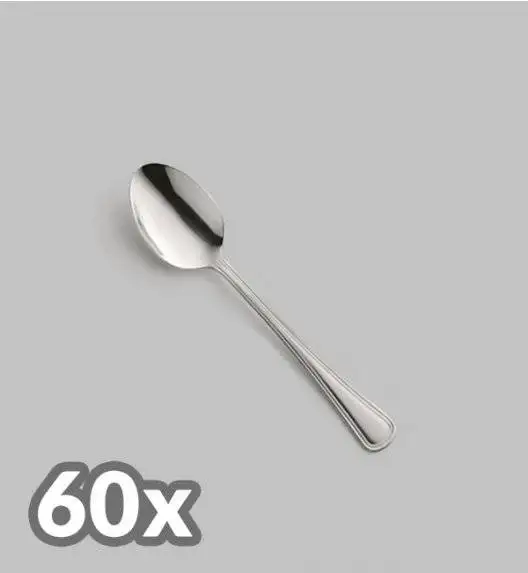 AMEFA BOLOGNA Sztućce UE 60x Łyżeczka do herbaty LUZ / połysk