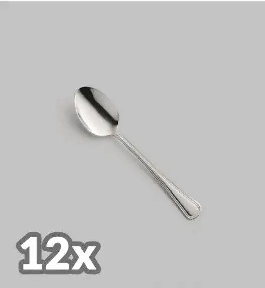 AMEFA BOLOGNA Sztućce UE 12x Łyżeczka do kawy LUZ / połysk