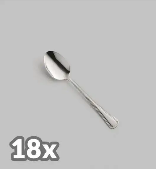 AMEFA BOLOGNA Sztućce UE 18x Łyżeczka do kawy LUZ / połysk