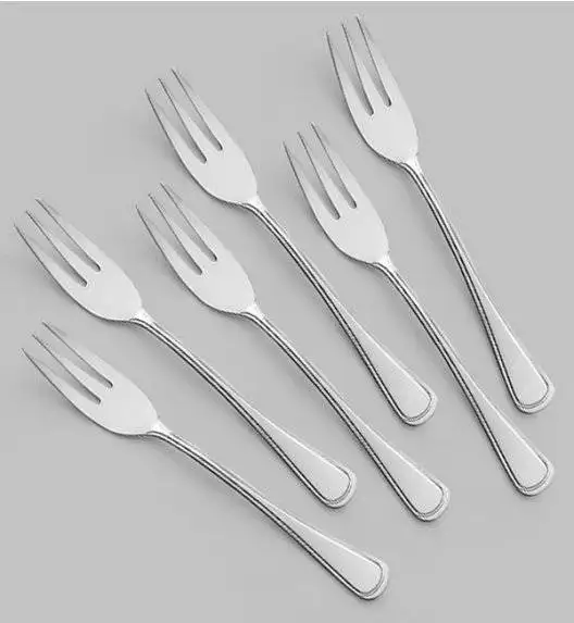 AMEFA BOLOGNA Sztućce UE 6x Widelczyk do ciasta LUZ / połysk 