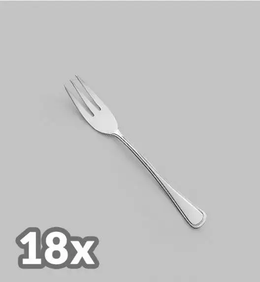 AMEFA BOLOGNA Sztućce UE 18x Widelczyk do ciasta LUZ / połysk 