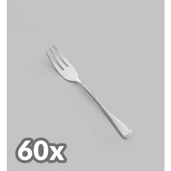 AMEFA BOLOGNA Sztućce UE 60x Widelczyk do ciasta LUZ / połysk 