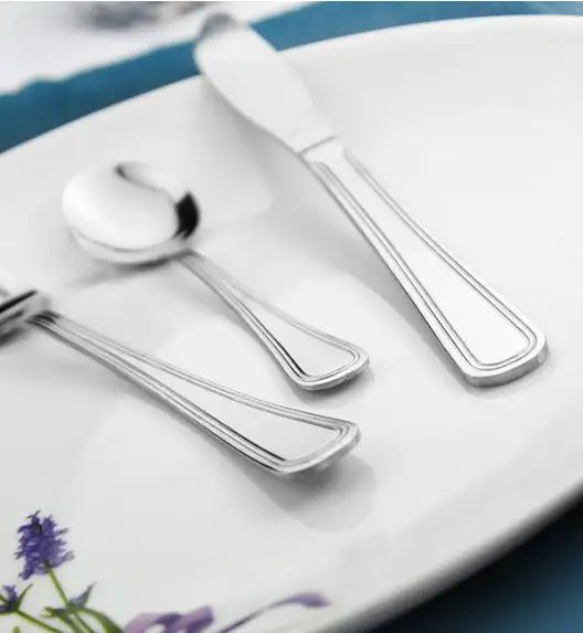 AMEFA BOLOGNA Sztućce UE 120x Widelczyk do ciasta LUZ / połysk 