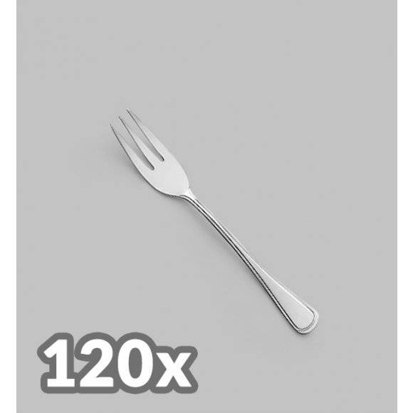 AMEFA BOLOGNA Sztućce UE 120x Widelczyk do ciasta LUZ / połysk 
